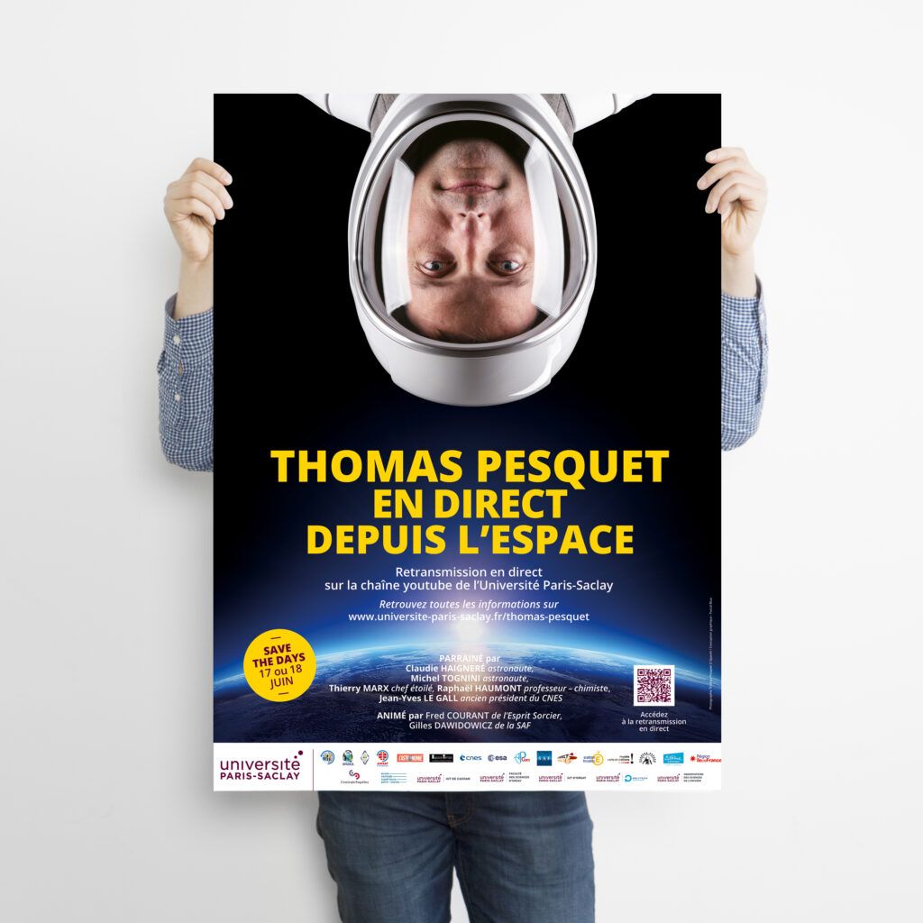 "Thomas Pesquet en direct depuis l'espace" — Communication  événementielle — Université Paris-Saclay